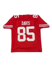 Vernon Davis Signed San Francisco 49ers Jersey W/ COA Beckett