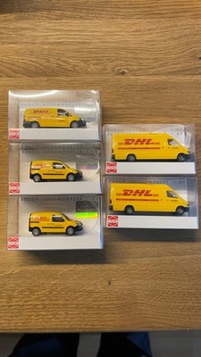 Busch 1:87 / H0, 51141, 2x 50615, 2x 47837, 5 teiliges DHL-Set, OVP, Neuwertig