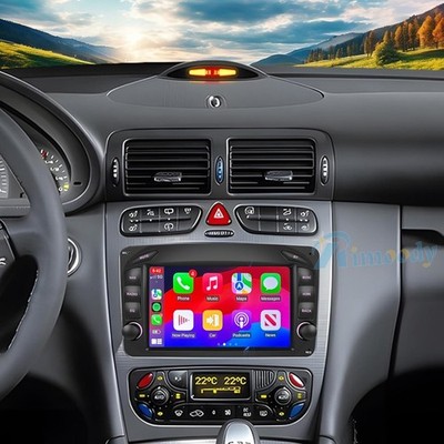 7'' Android 15 for MERCEDES BENZ C CLK 2000-2004 Car Stereo GPS CarPlay 2+64GB