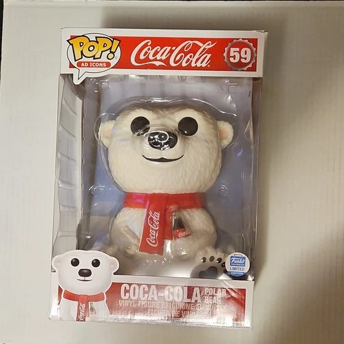 Funko Pop! Coca-Cola Polar Bear Limited Edition Vinyl Figure Ad Icons Box #59
