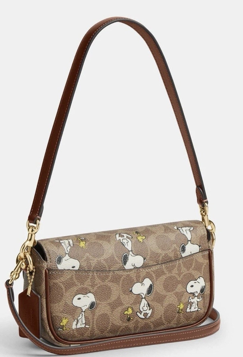 Coach X Peanuts Hailey Shoulder/C-Body Bag In Signature