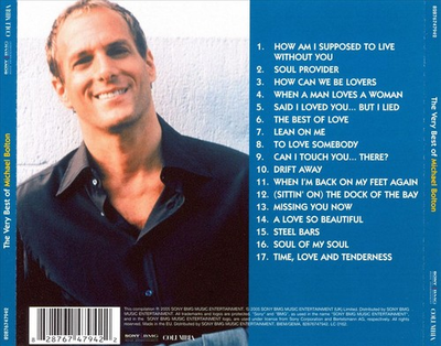 #ad MICHAEL BOLTON THE VERY BEST OF MICHAEL BOLTON NEW CD $19.88