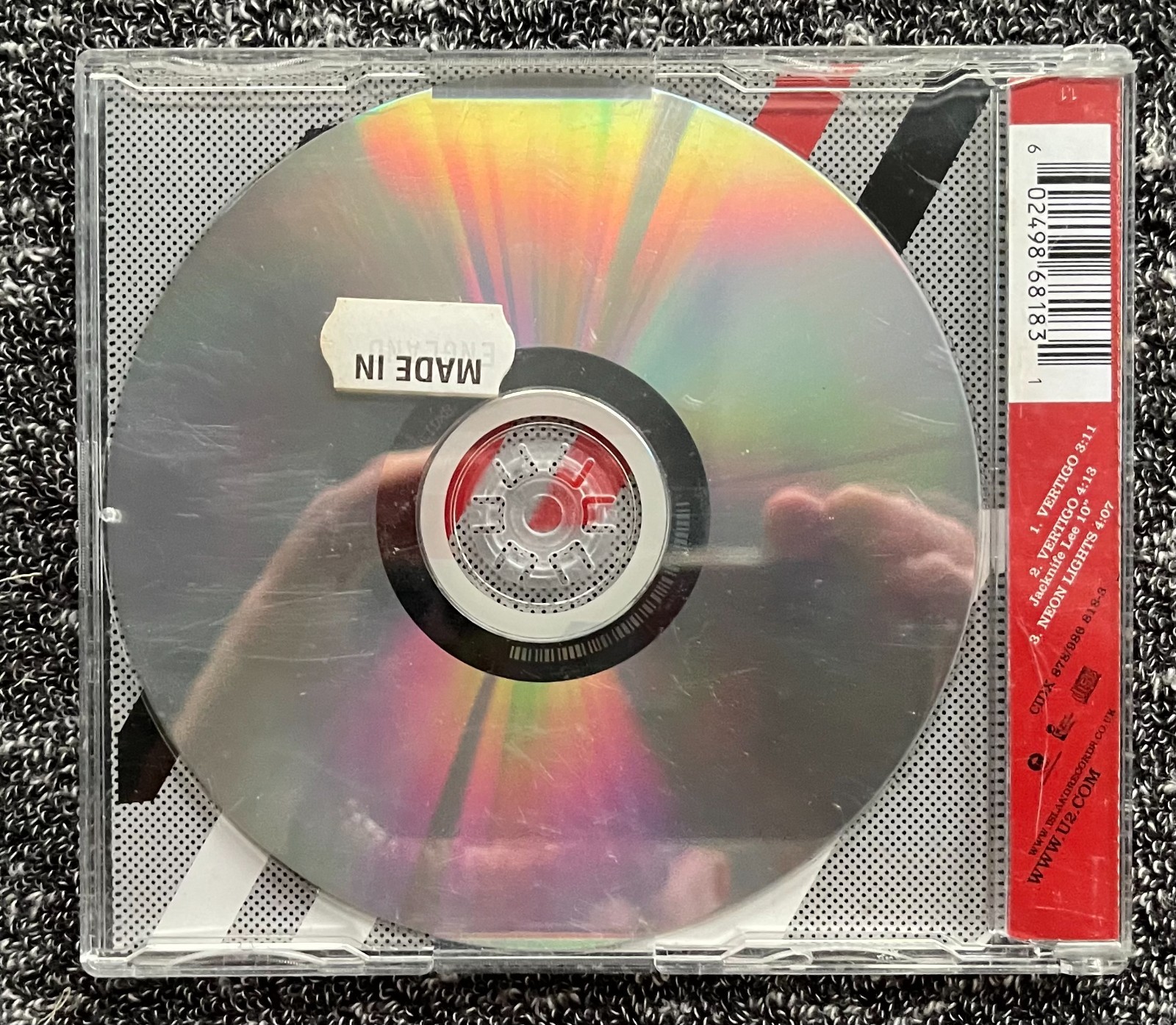 U2 VERTIGO 2004 CD Jacknife Lee Remix and Neon Lights KRAFTWERK 3 track Remix thumbnail 9