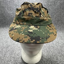 Trooper Hat Cap Strap Back Kids One Size Green Brown Digital Camo Military Field