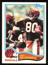 1982 Topps  #44 CRIS COLLINSWORTH   RC  Rookie Cincinnati Bengals NM