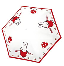 New Miffy Boris RED Hi Folding Umbrella Sun Rain UV Water Repellent Long Mascot