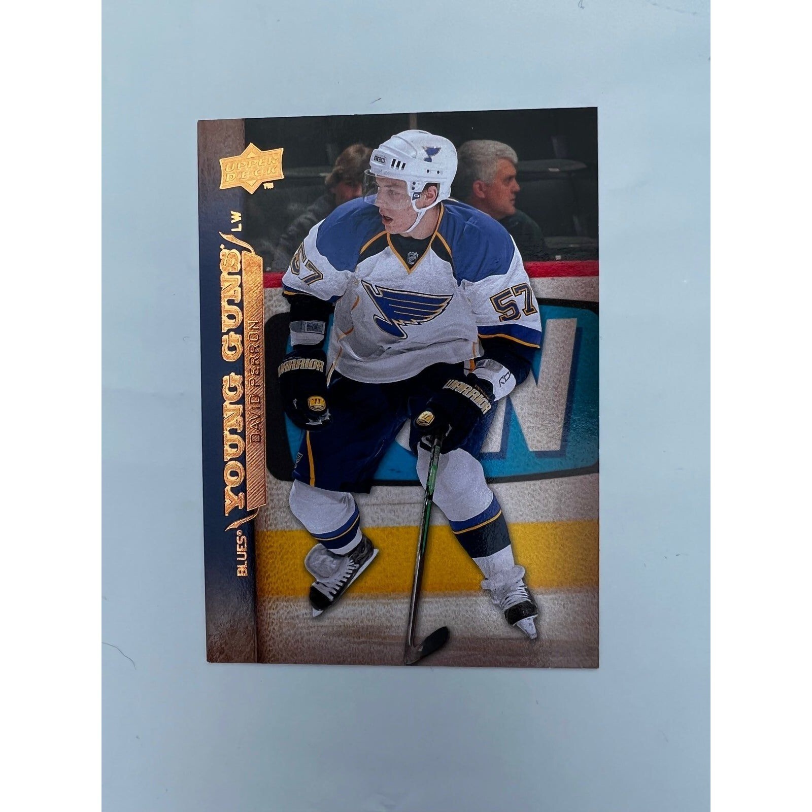 2007-08 Upper Deck #496 David Perron Young Guns Rookie Card HOT