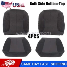 Front Cloth Seat Cover Dark Gray For 2003-2005 Dodge Ram 1500 2500 3500 SLT ST