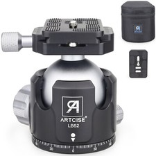 52MM All Metal CNC Tripod Head Low Profile Ball Head Tripod Mount Ball Head