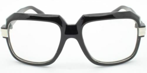 Men's Vintage Clear Lens Bold Frame Glasses RUN DMC Hip Hop Thick Black Celeb - Picture 3 of 7