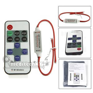 wireless remote dimmer led light rf 12v switch controller strip wire mini lighting inline switches dimmers solar