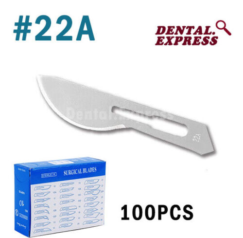 Bisturí quirúrgico dental cuchillas esterilizadas hoja de acero al carbono soporte de mango de cuchillo - Imagen 18 de 28