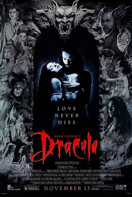 Home Wall Print - Vintage Movie Filmposter - DRACULA - A4, A3, A2, A1