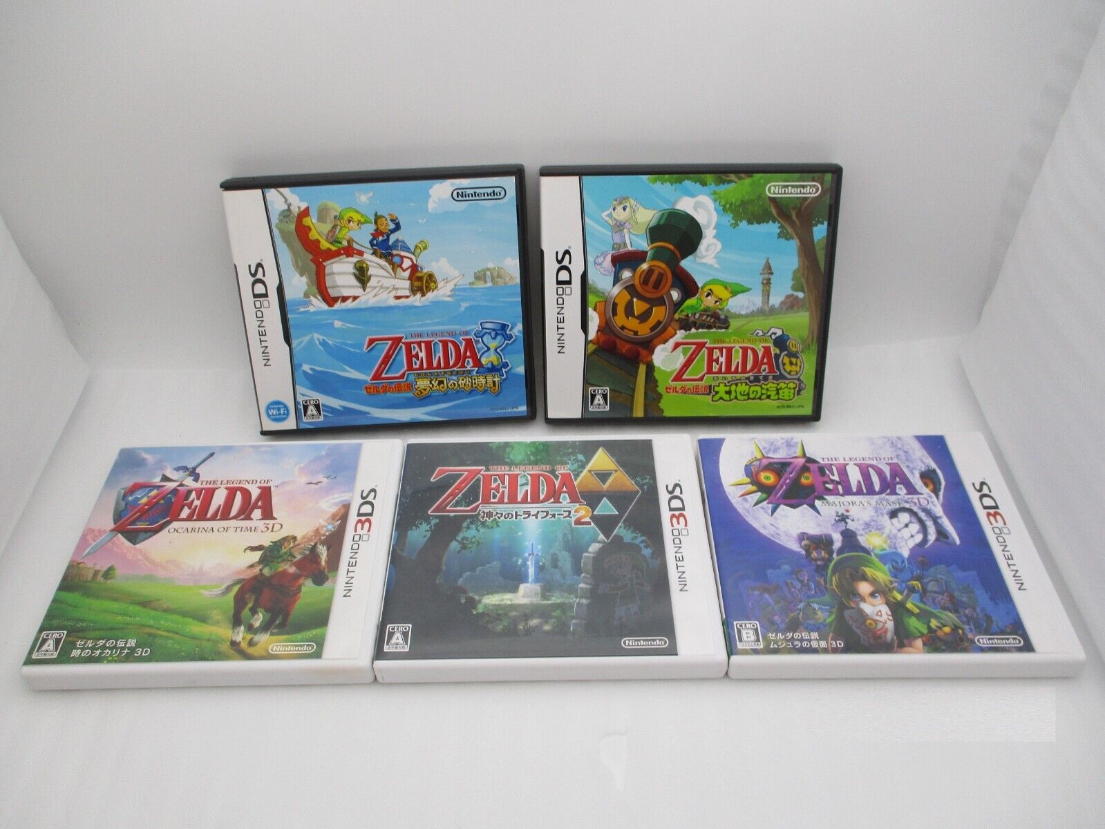 The Legend of Zelda Sunadokei &amp; 3DS OCARINA Triforce 2 Majora 5Games | eBay