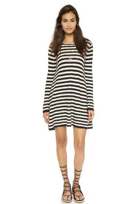 free people striped sweater dress