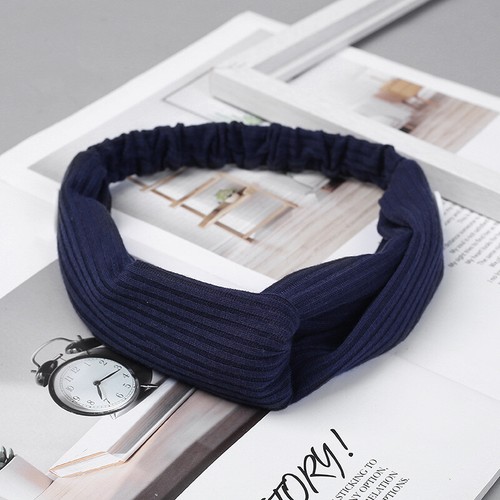 Womens Yoga Wide Headband Elastic Boho Hair Band Sports Turban Head Wrap Ladies - Picture 46 of 62