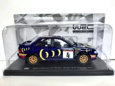 DIE CAST SUBARU IMPREZA 555 McRAE - RINGER RAC RALLY GB 1995 1/24 SCALE