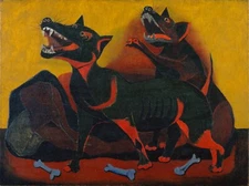 RUFINO TAMAYO Art Poster or Rolled Canvas Print "ANIMALS"
