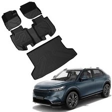 Floor Mats & Cargo Mat for Honda HR-V 2016-2022 AWD Custom Anti-slip Full Set