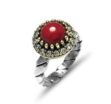 Handmade Authentic Ring Jewelry Made of Sterling Silver