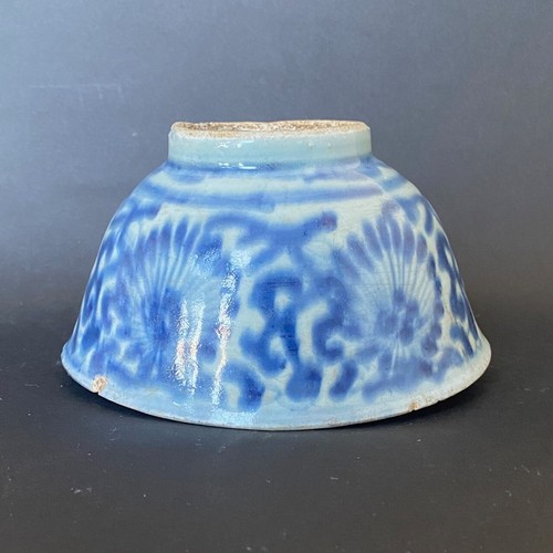 Ming Dynasty 17th C. Blue & White Swatow / Zhangzhou Ware Porcelain Bowl China - Picture 6 of 10