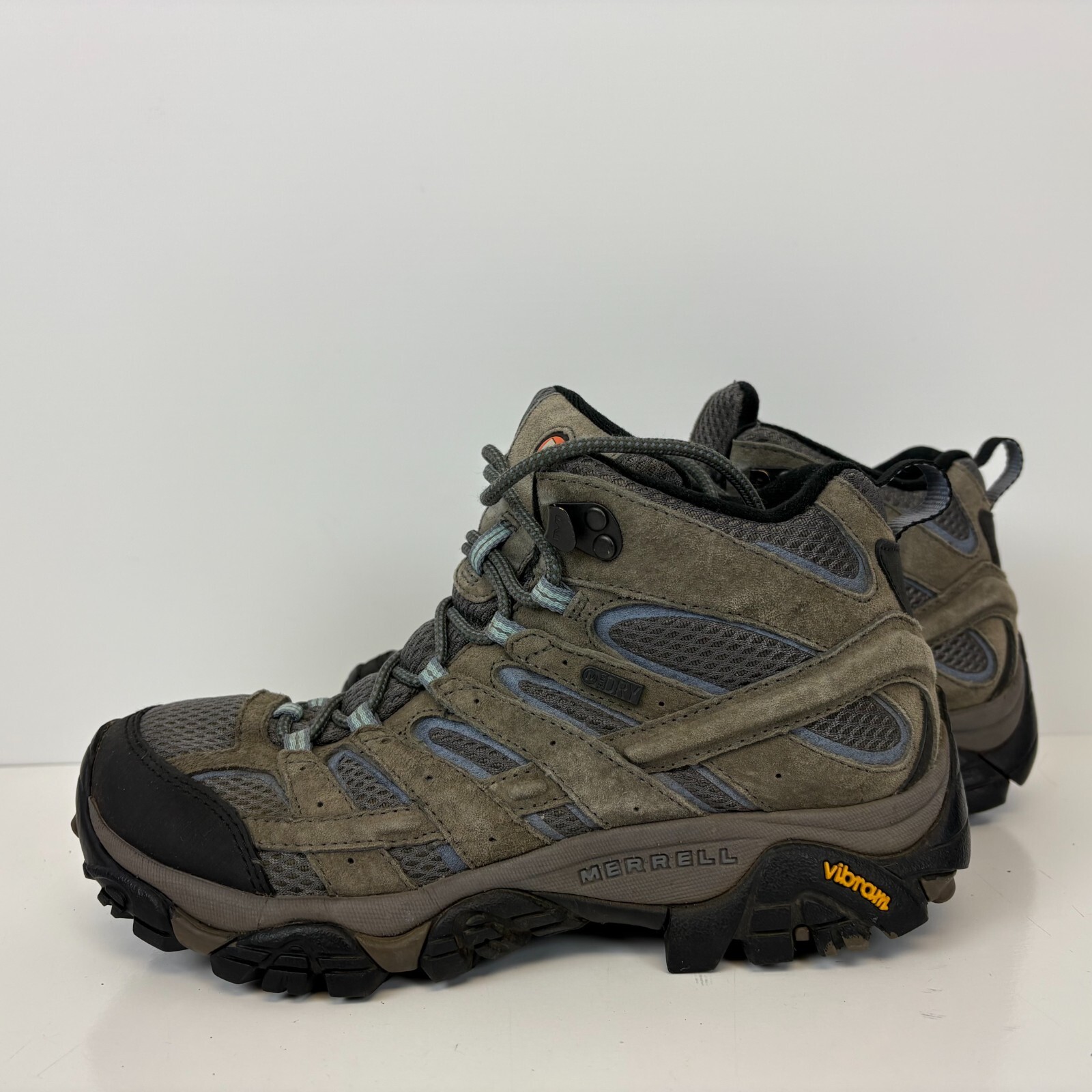 Scarpe da trekking Merrell Moab 2 Mid donna taglia 8 marrone blu impermeabili