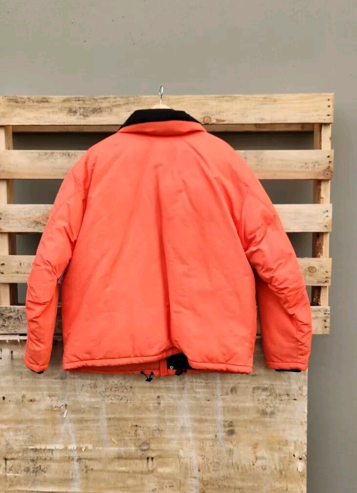 vintage 90s polo ralph lauren Down Puffer Jacket Orange