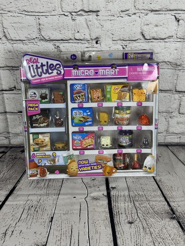 Real Littles Mega Pack Micro Mart 26 Pieces, Complete, Slight Separation