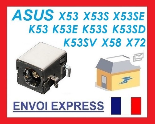 Connecteur D'alimentation DC Jack PJ033 Pour Asus X52F X54H Etc. - Neuf, Argenté