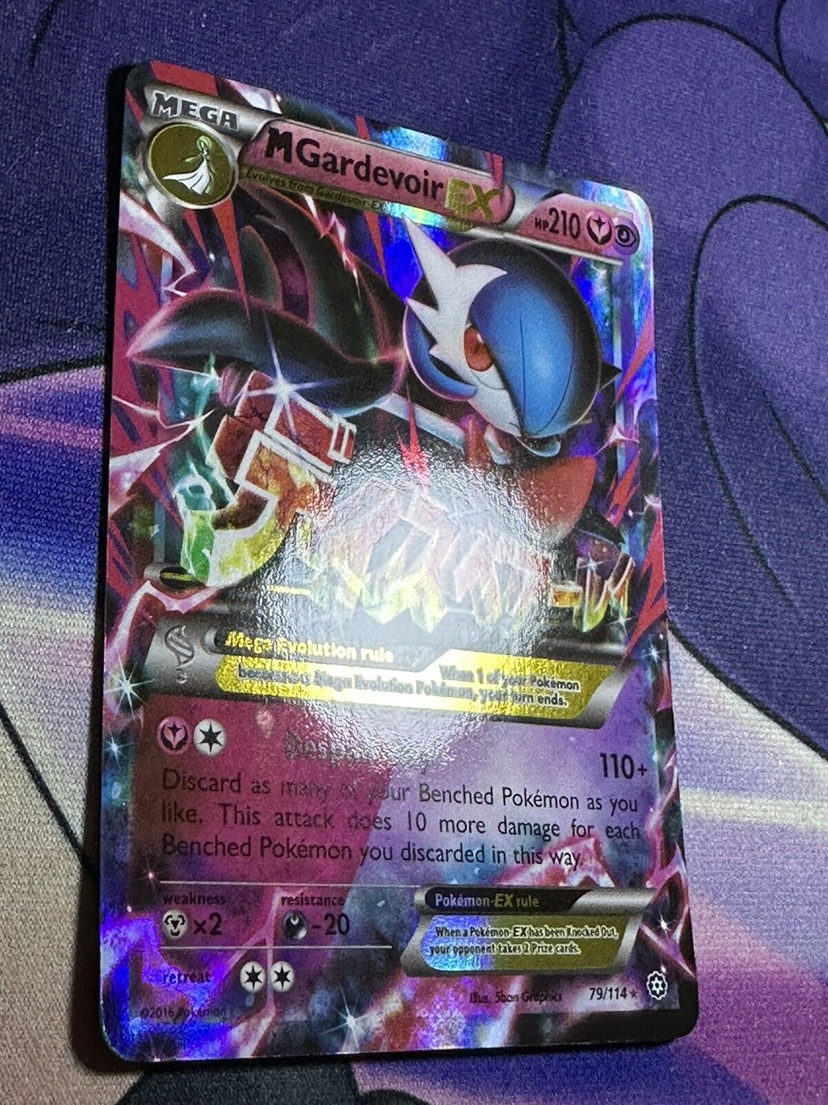  Pokemon - Mega-Gardevoir-EX (79/114) - XY Steam Siege - Holo :  Toys & Games