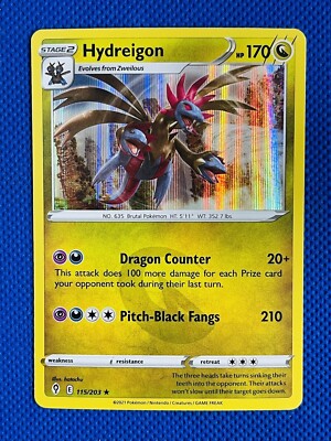 【hydreigon】 Hydreigon 115/203 Evolving Skies Holo Rare Pokemon Card Pokémon