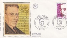 FRANCE 1974 FDC FRANCIS POULENC YT 1785