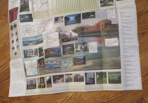 Alabama Official 2004 Highway Map~29.75" x 43.5" - Picture 12 of 14