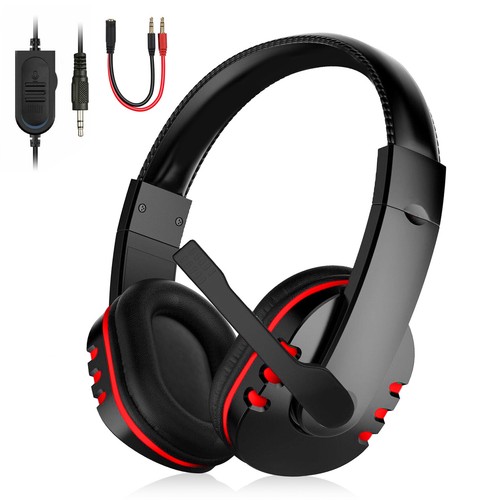 Cuffie Gaming Stereo Surround per cuffie 3.5mm microfono Cablato per PS4  Laptop Xbox One | eBay