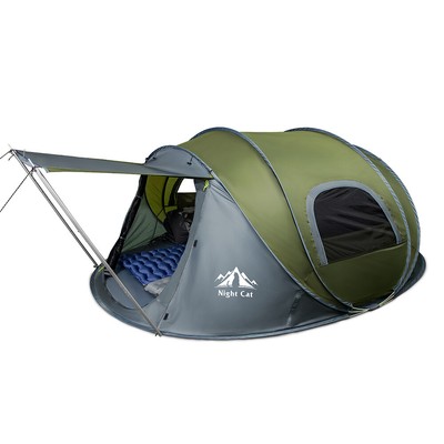 4 Person[AUTOMATIC POP UP]Camping Tent Portable Family Backpacking Instant Cabin