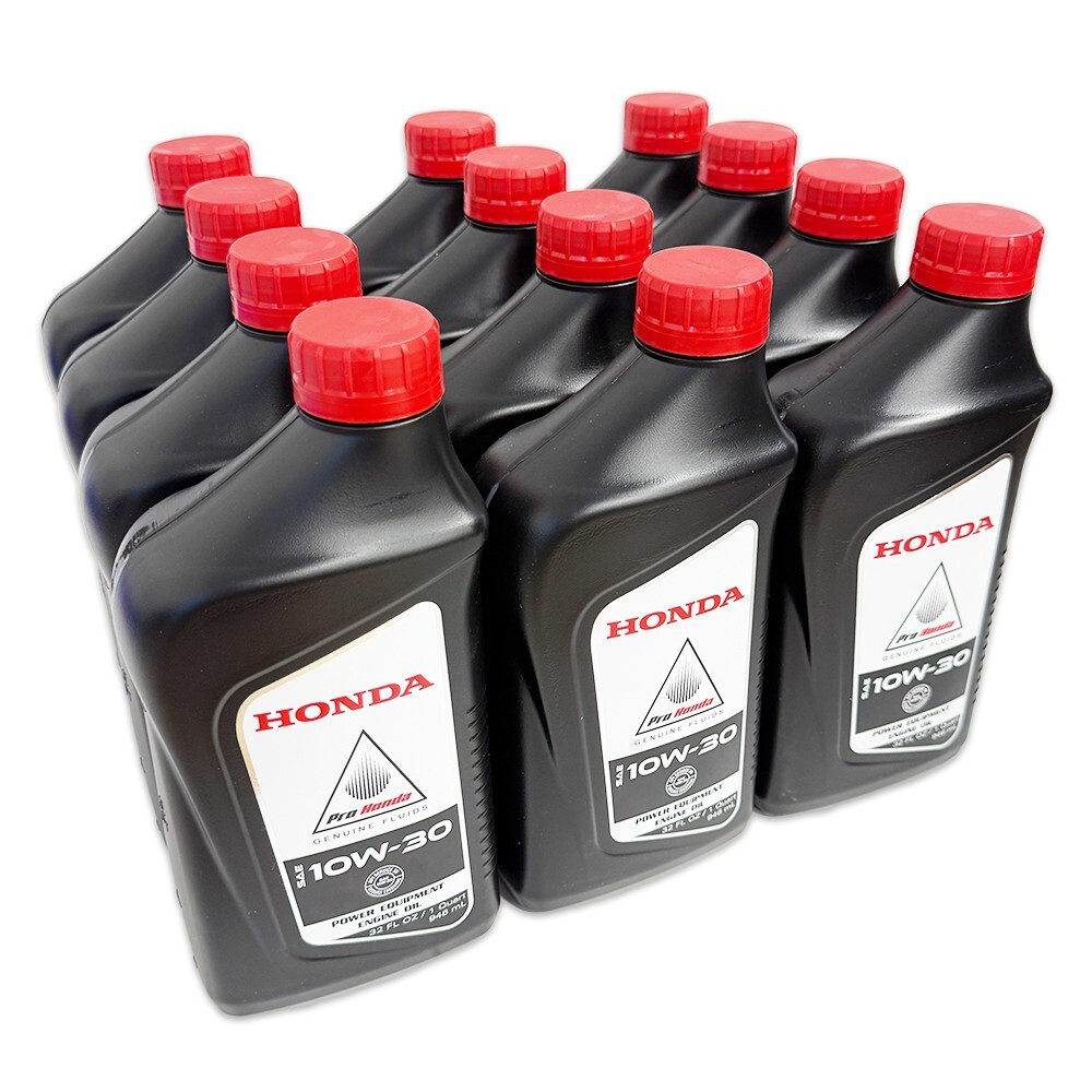 Genuine OEM Honda 08207-10W30 SAE 10W-30 Motor Oil - 12 PACK