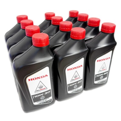 Genuine OEM Honda 08207-10W30 SAE 10W-30 Motor Oil - 12 PACK