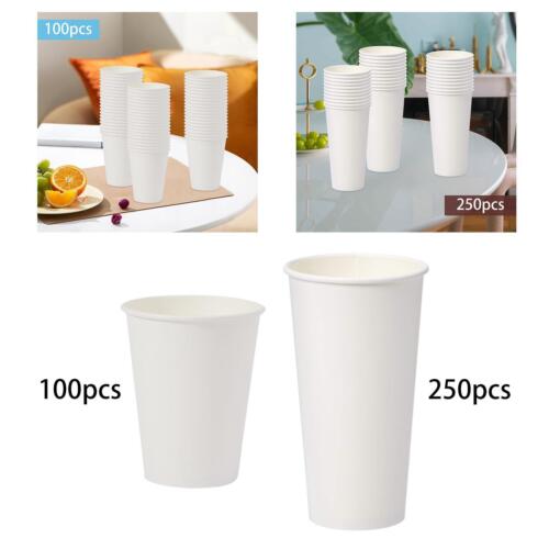 Disposable Coffee Cups Insulated Beverage Drinking Cup for Milk Juice Office