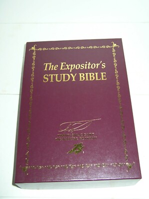 KJV EXPOSITOR'S STUDY BIBLE w/CONCORDANCE JIMMY SWAGGART~ Genuine