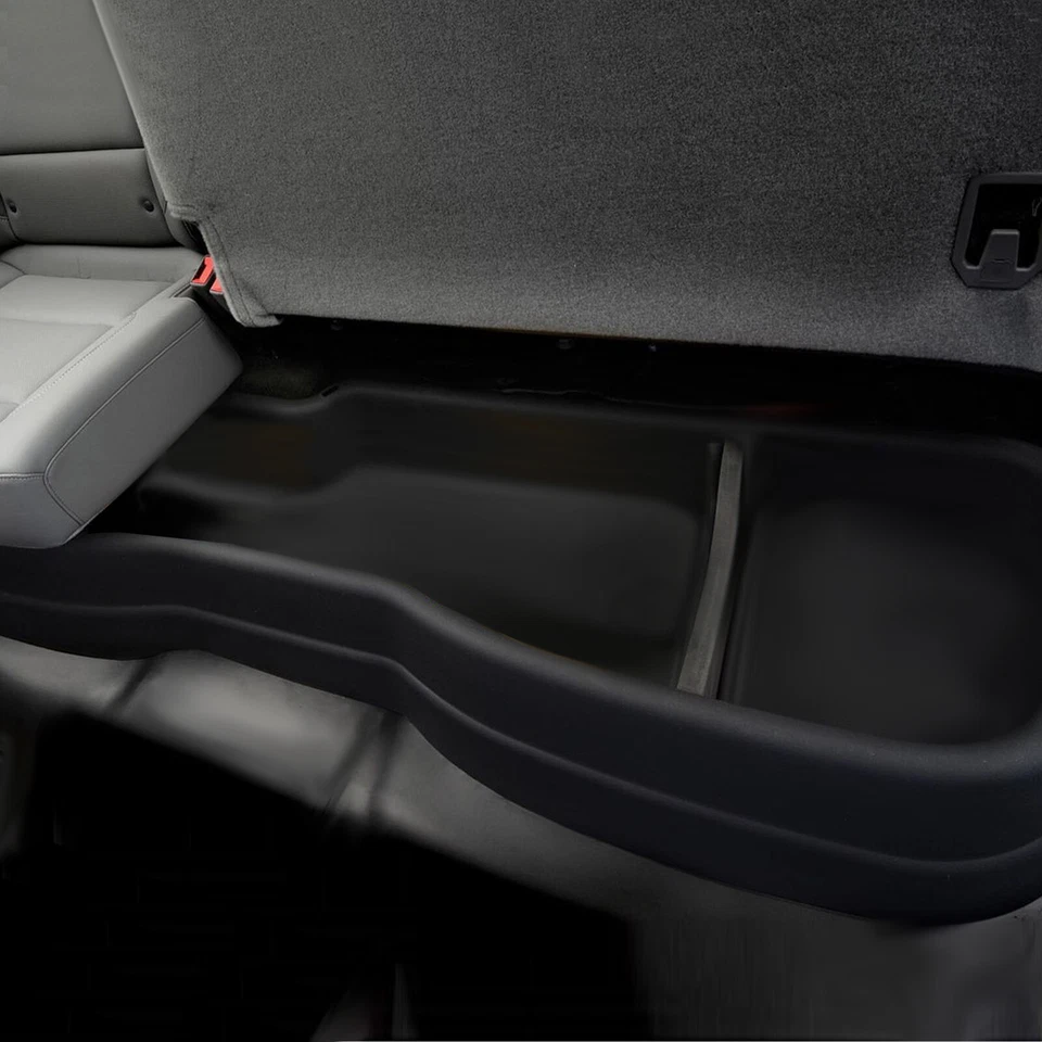 For 2015-2025 Ford F150 F250 F350 F450 SuperCrew/Crew Cab Underseat Storage Box Foto 3 de 4