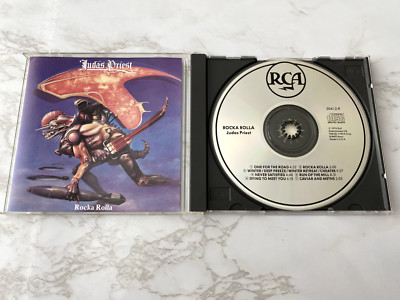 Judas Priest Rocka Rolla CD ORIGINAL EARLY PRESS! RCA 5041-2-R Rob