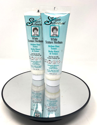 Susan Scheewe White Texture Medium 4 fl. oz [Lot of 2]