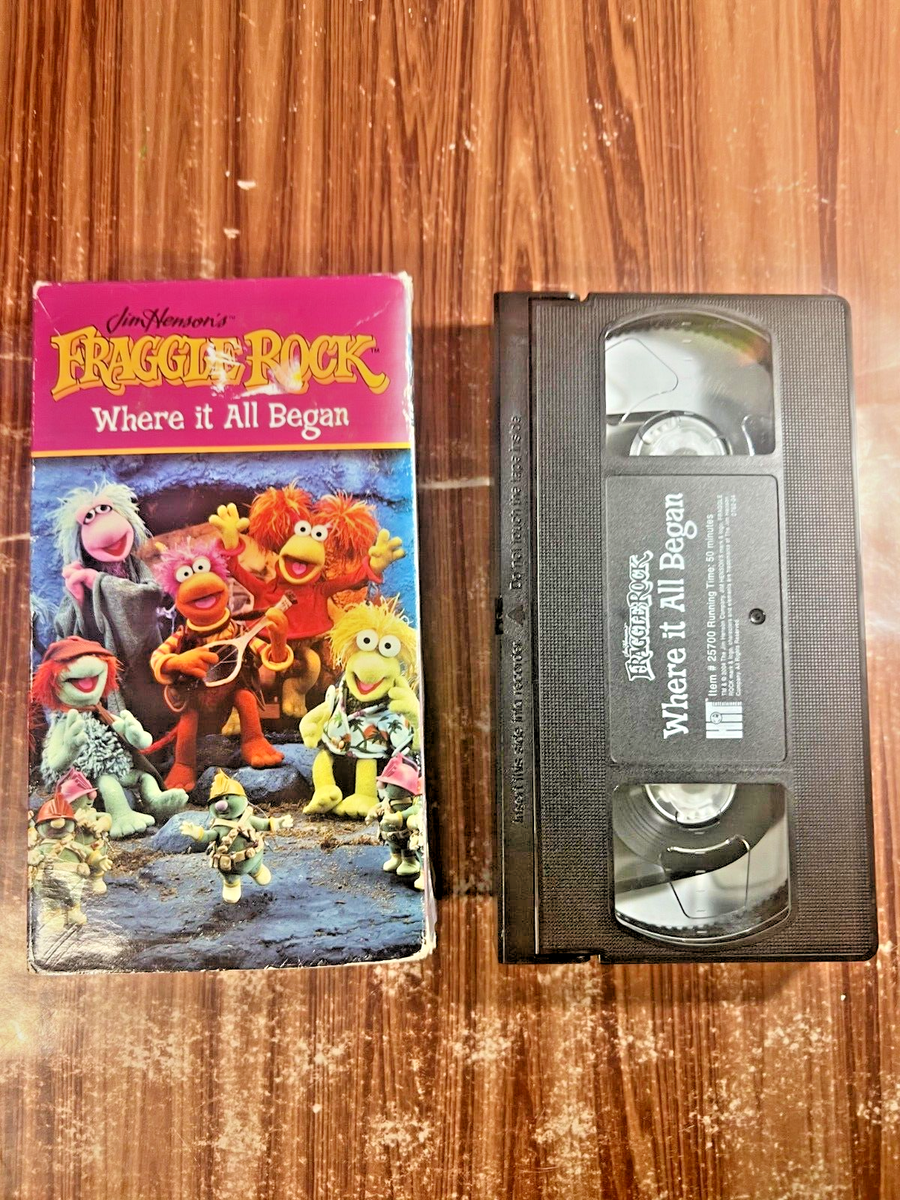 Fraggle Rock Where It All Began VHS 2004 Jim Henson Beginnings