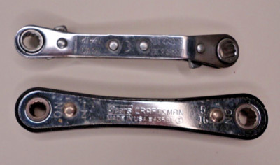 Craftsman / Wright 1/4 Ratcheting Wrench 1/4 x 5/16 12 pt Lot  B5