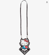 Hello Kitty X Roxy Tech Pouch Black Roa194355 New/unused Kawaii Rare