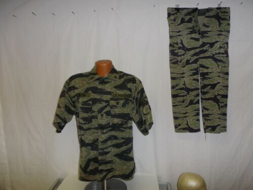 VNT2sz RVN Vietnam Tiger Stripe Camouflage Uniform Set VNT2sz RVN Vietnam Tiger Stripe Camouflage Uniform Set