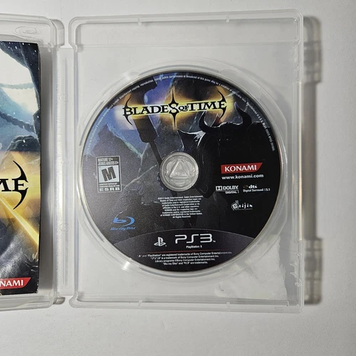 Blades of Time Sony PlayStation 3 PS3 (Disc And Manual Only)  Konami NTSC