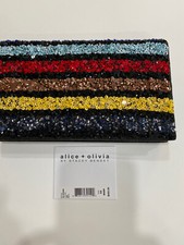 Alice+Olivia NWT Colorful Jeweled Clutch Bag Purse $495