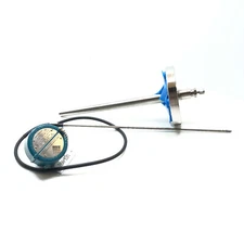 Daily Thermetrics RTD Sensor Probe, 13" Flanged Tapered Thermowell, Thermocouple