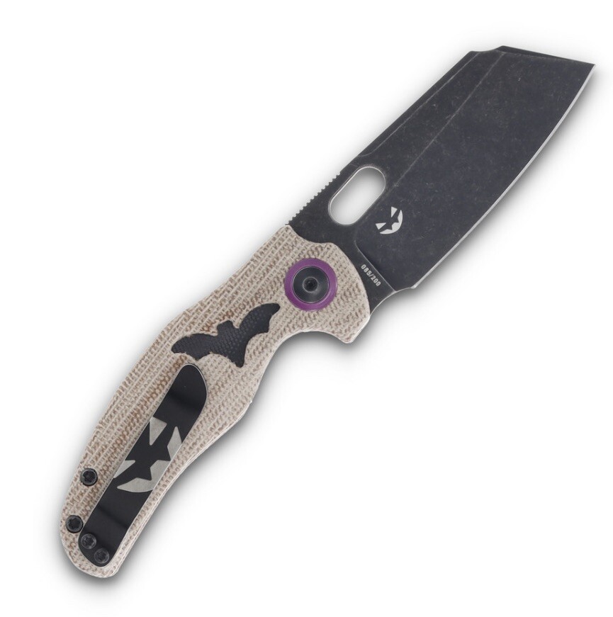 Kizer Halloween 2024 Mini Sheepdog - Micarta - Black Nitro V Kizer Halloween 2024 Mini Sheepdog - Micarta - Black Nitro V